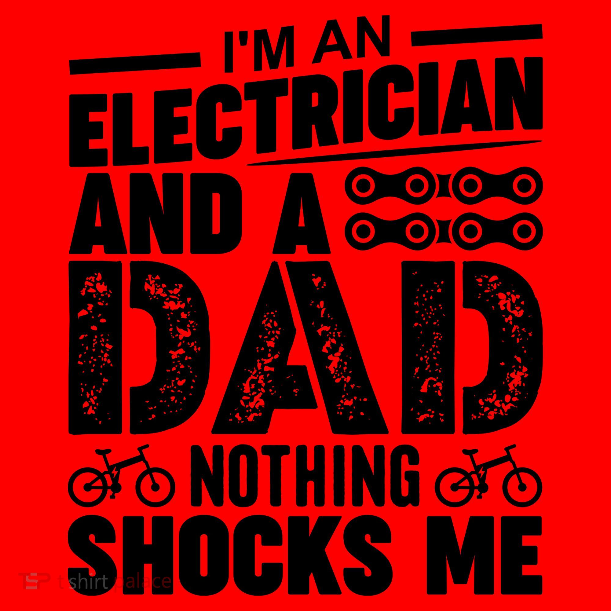 Funny Electrician Dad Nothing Shocks Me Santa Hat