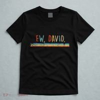 Funny Ew David. Vintage Retro Distressed T-Shirt thumb 5