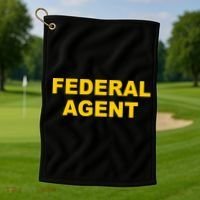 Federal Agent Golf Towel thumb 1