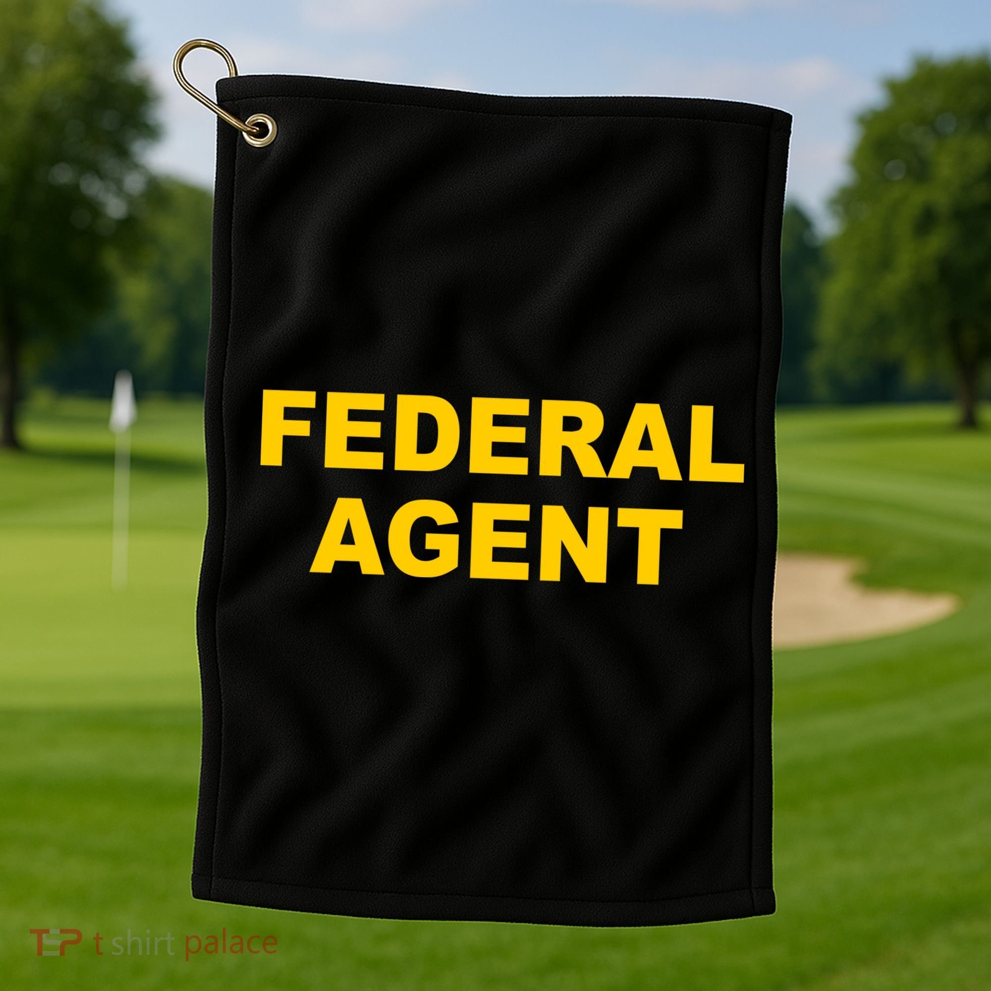 Federal Agent Golf Towel
