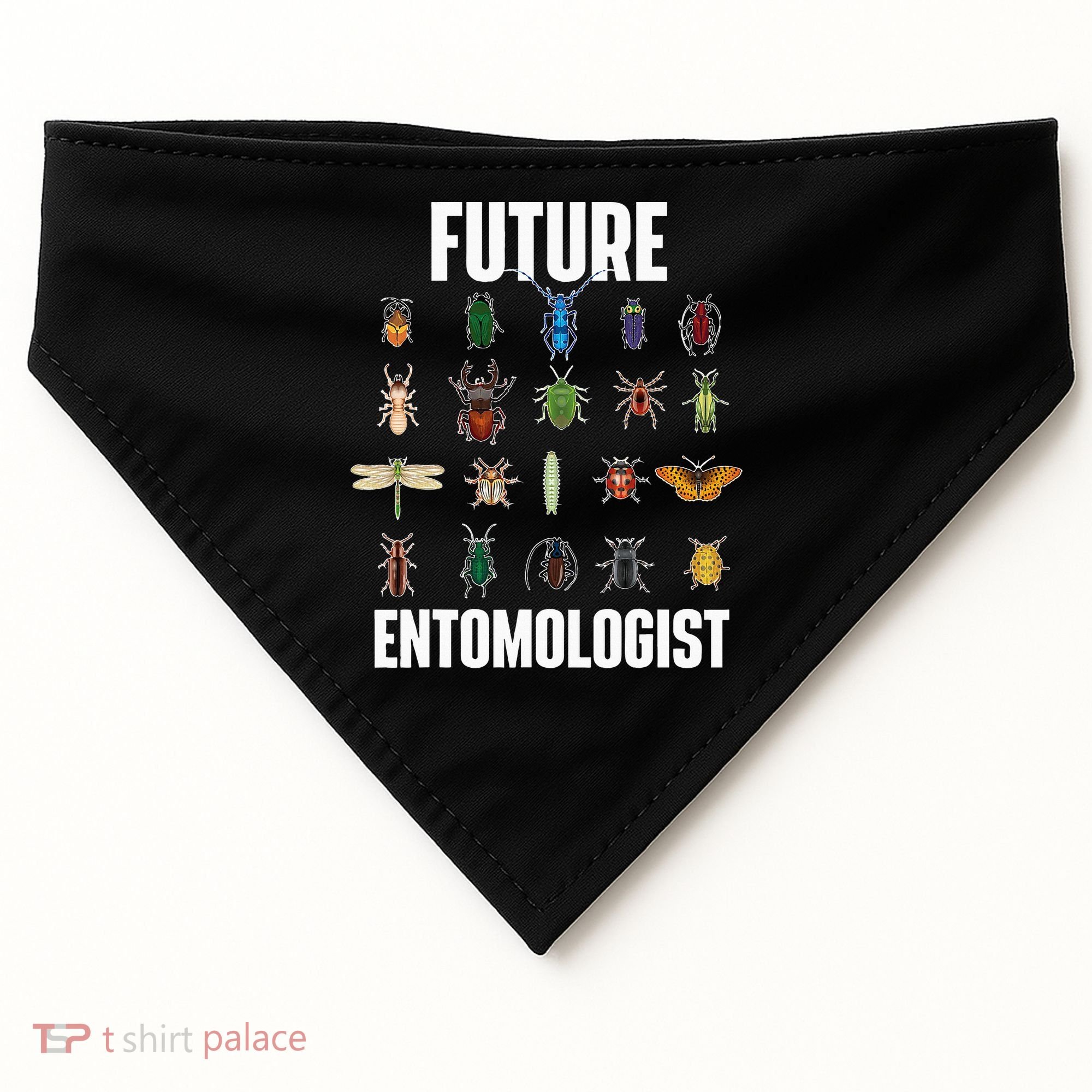 Future Entomologist Entomology Insect Lover Bug Collector USA-Made Doggie Bandana