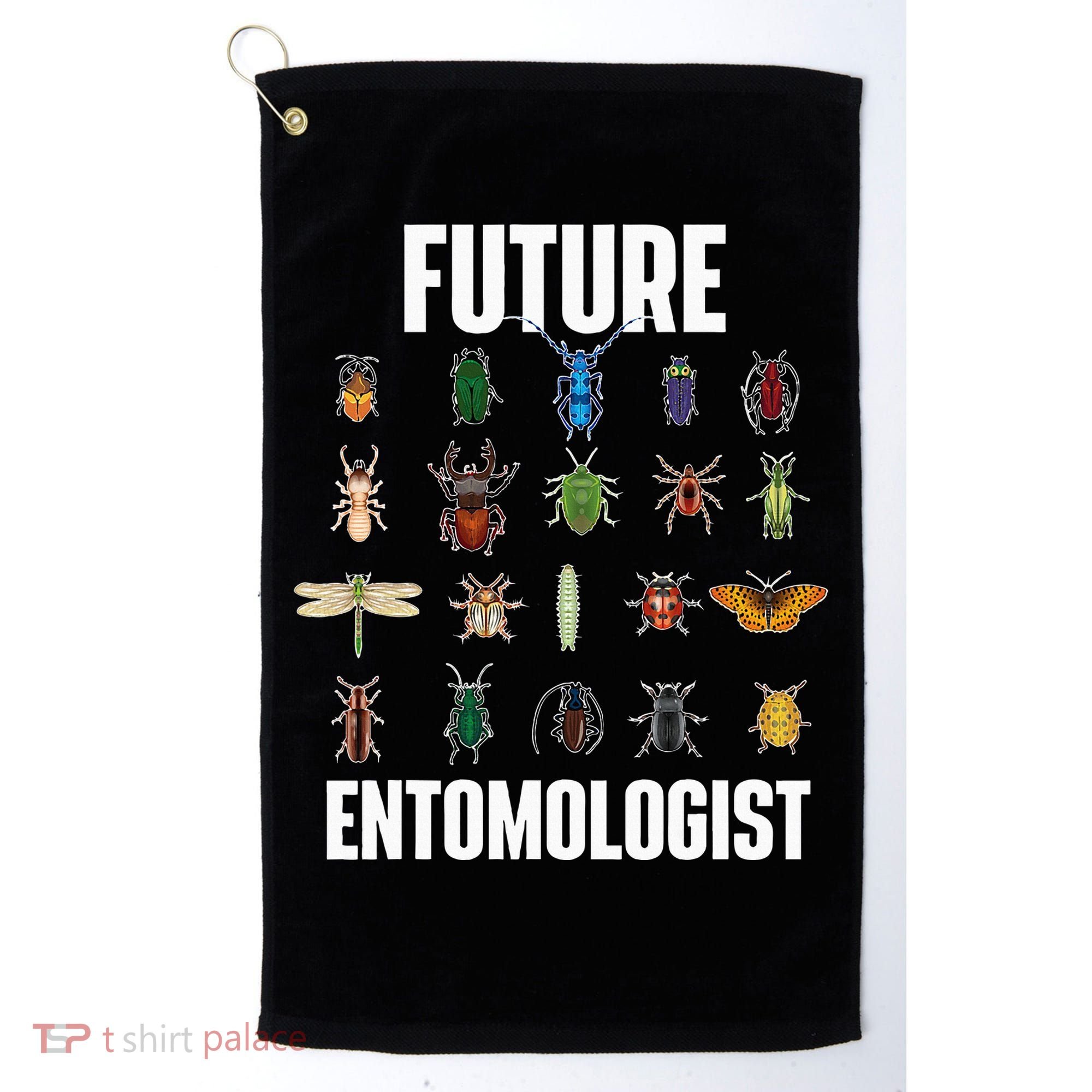 Future Entomologist Entomology Insect Lover Bug Collector Golf Towel