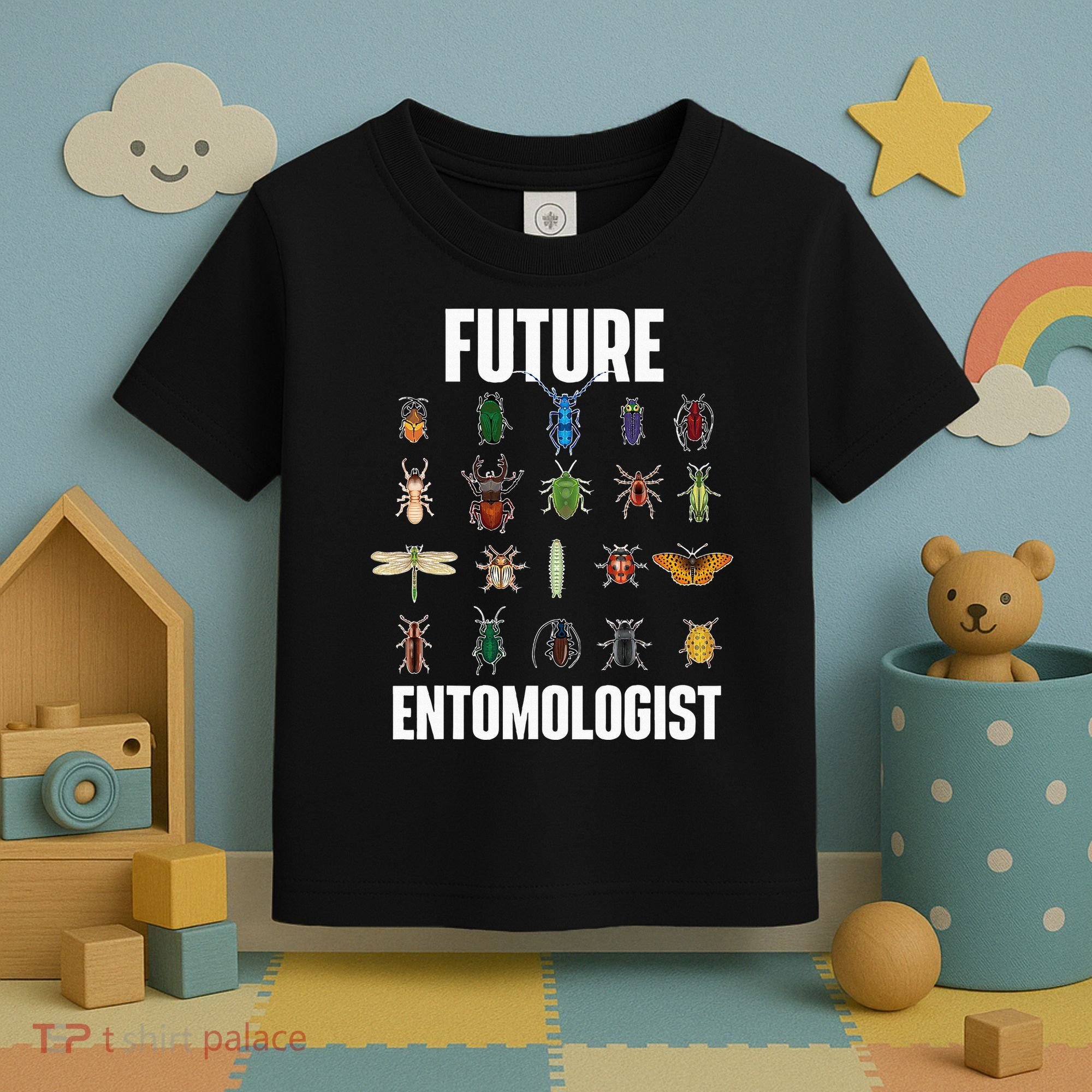 Future Entomologist Entomology Insect Lover Bug Collector Toddler T-Shirt