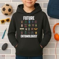 Future Entomologist Entomology Insect Lover Bug Collector Kids Hoodie thumb 2