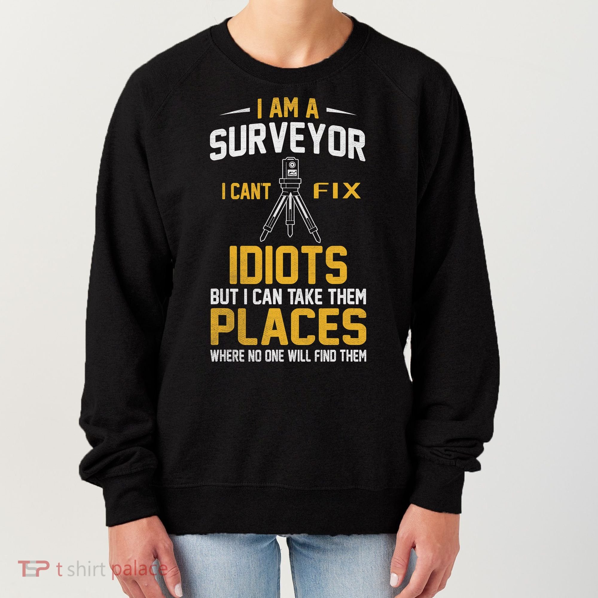Future Engineer Engineering Equipment Workers Land Surveyor Women's Sweatshirt