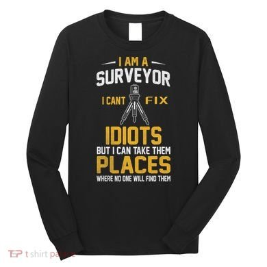 Future Engineer Engineering Equipment Workers Land Surveyor Long Sleeve Shirt