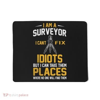 Future Engineer Engineering Equipment Workers Land Surveyor Mousepad
