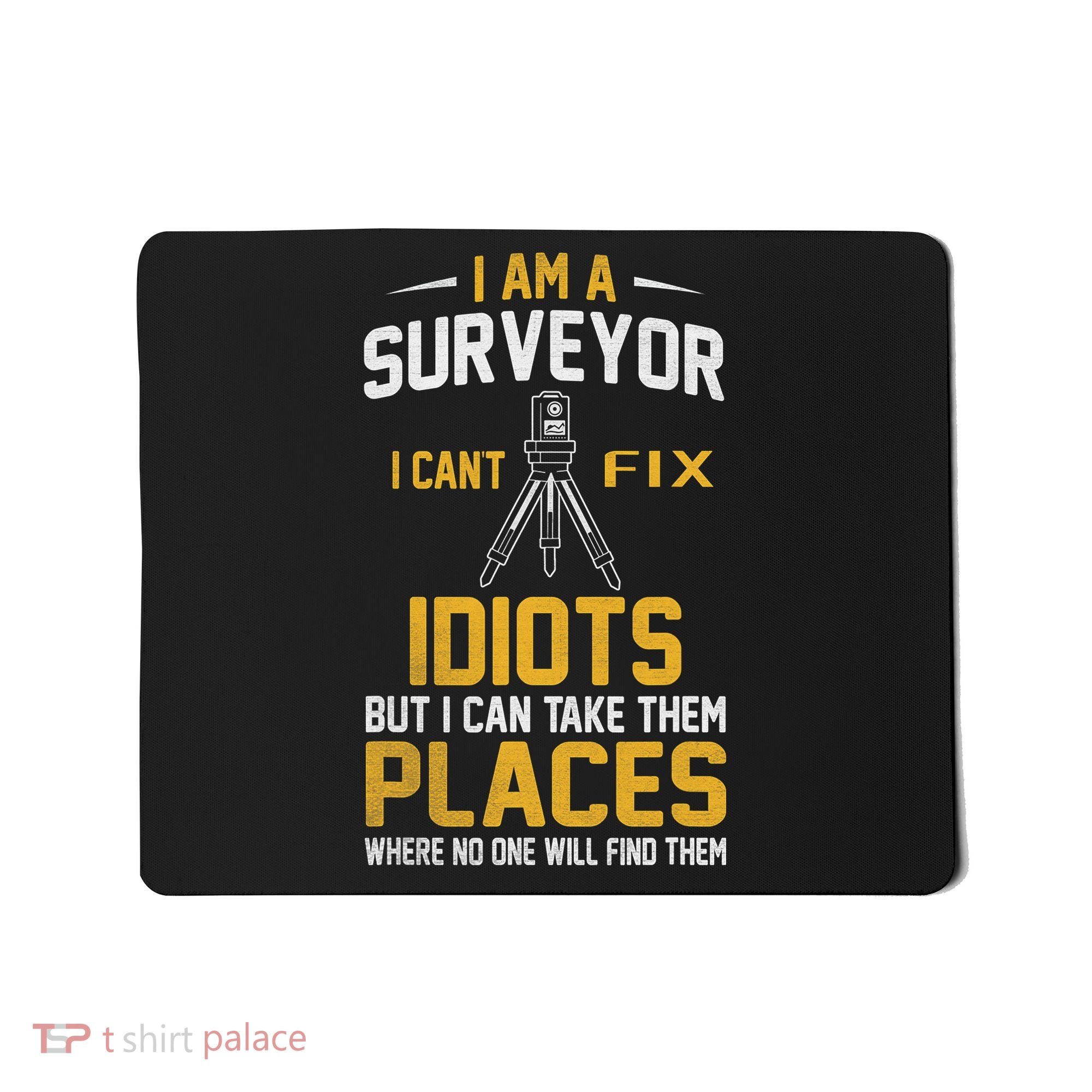 Future Engineer Engineering Equipment Workers Land Surveyor Mousepad