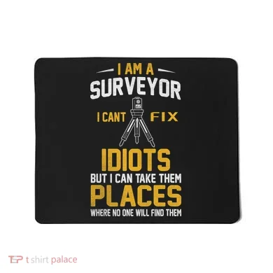 Future Engineer Engineering Equipment Workers Land Surveyor Mousepad