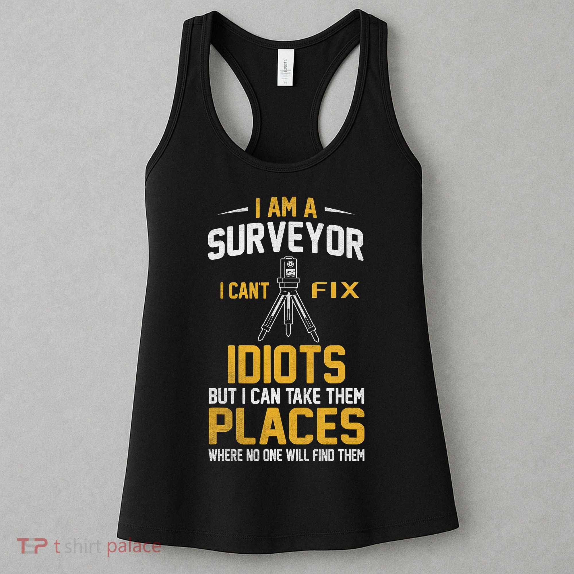 Future Engineer Engineering Equipment Workers Land Surveyor Women's Tank Top