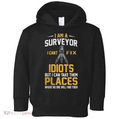 Future Engineer Engineering Equipment Workers Land Surveyor Toddler Hoodie