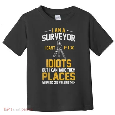 Future Engineer Engineering Equipment Workers Land Surveyor Toddler T-Shirt