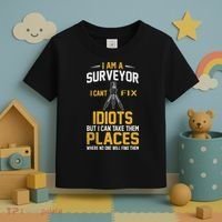 Future Engineer Engineering Equipment Workers Land Surveyor Toddler T-Shirt thumb 3