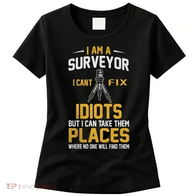 Future Engineer Engineering Equipment Workers Land Surveyor Women's T-Shirt