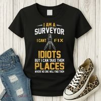 Future Engineer Engineering Equipment Workers Land Surveyor Women's T-Shirt thumb 3
