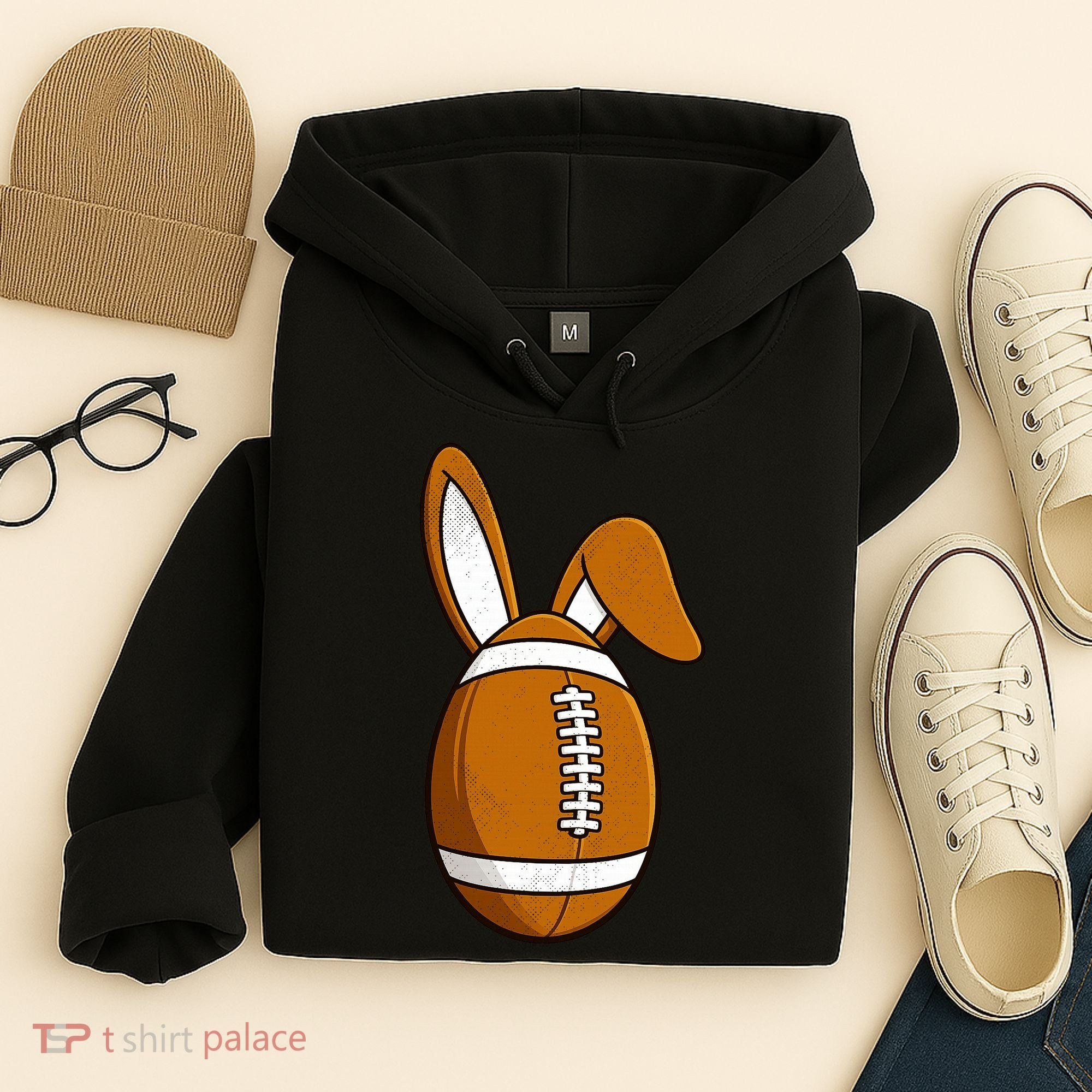 Football Easter Egg Hoodie
