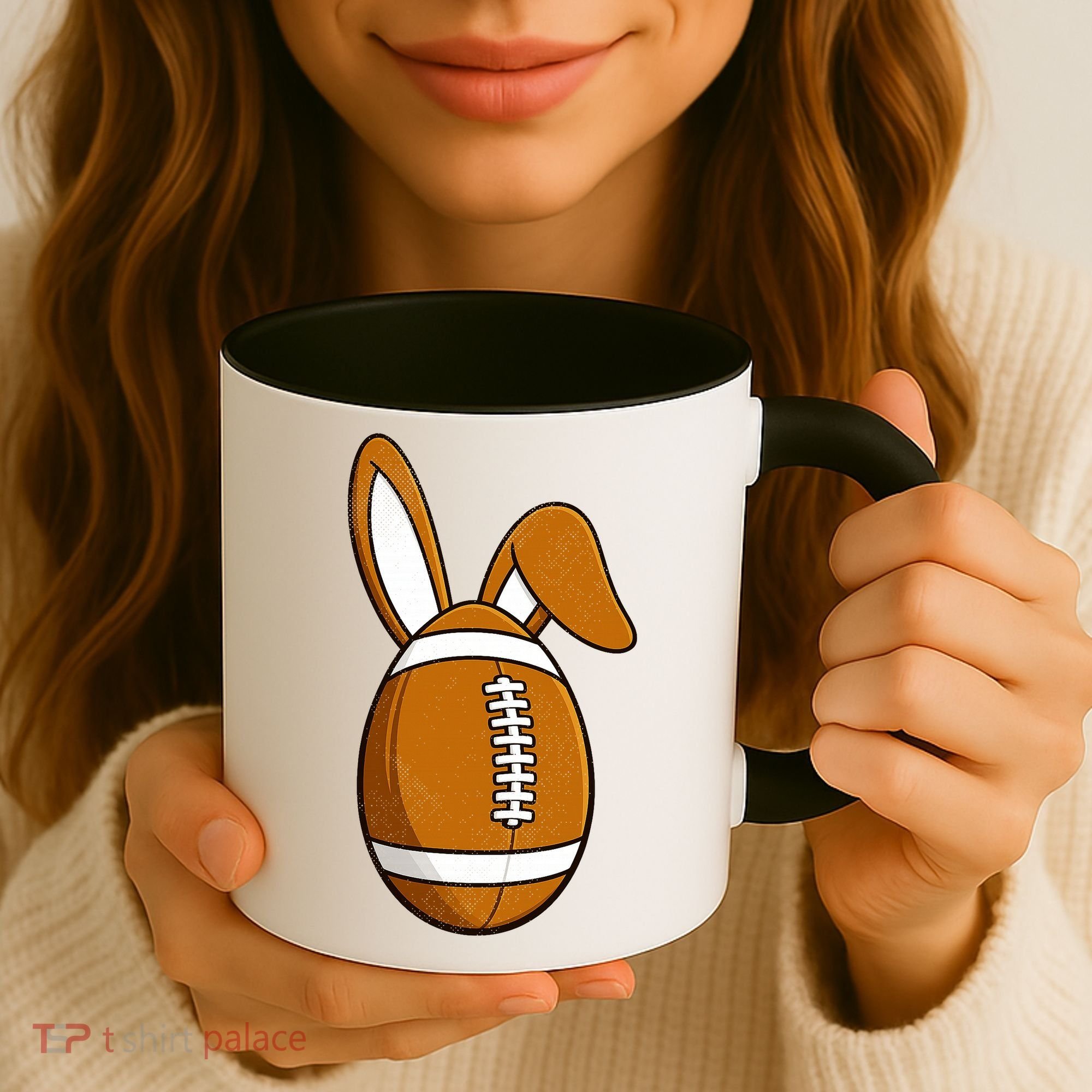 Football Easter Egg Coffee Mug