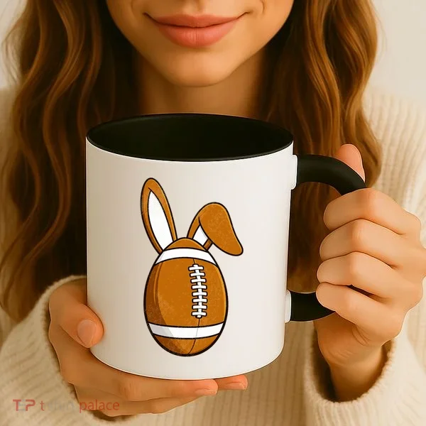 Football Easter Egg Coffee Mug
