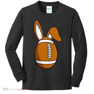 Football Easter Egg Kids Long Sleeve Shirt