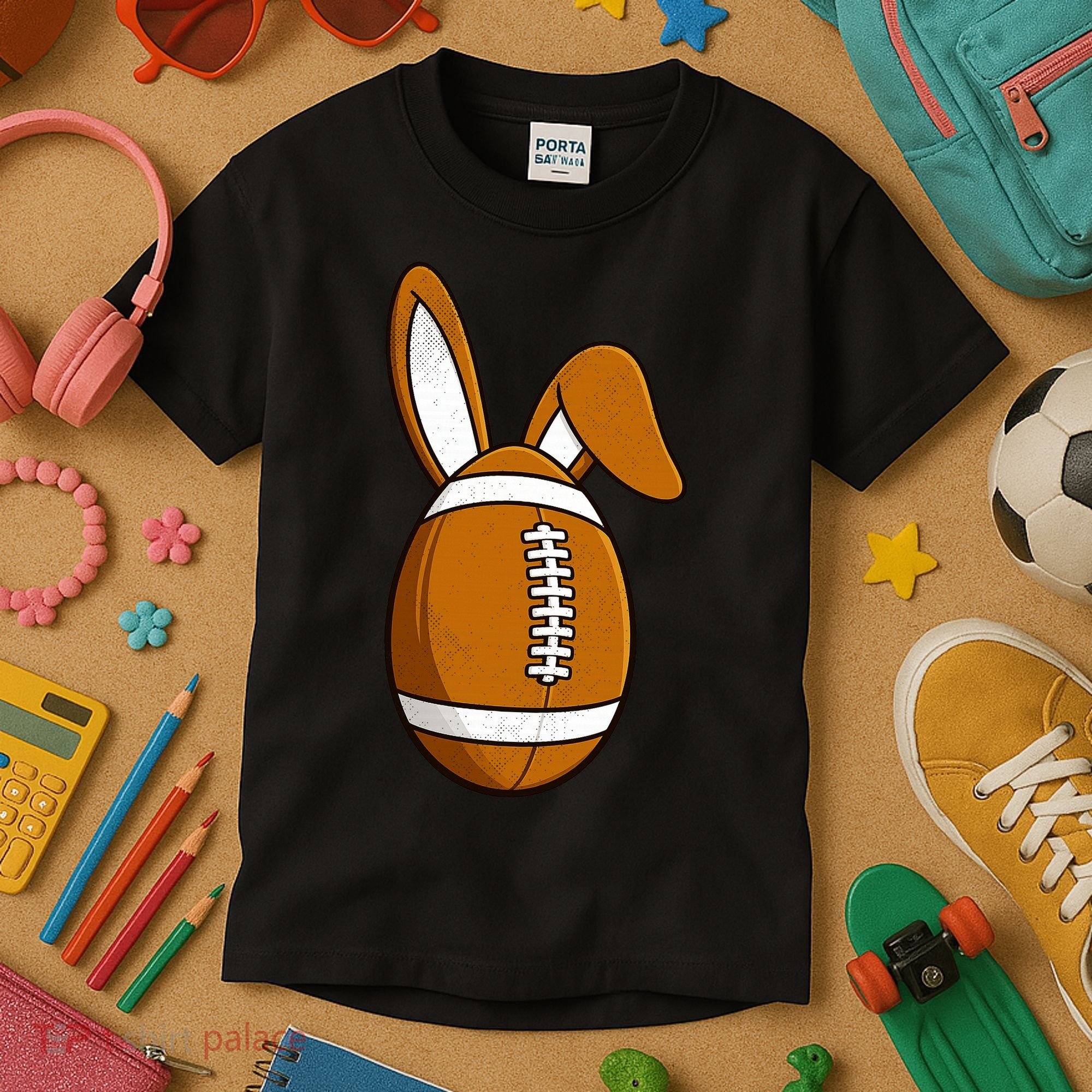 Football Easter Egg Kids T-Shirt