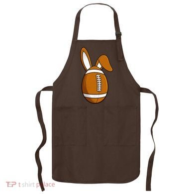 Football Easter Egg Apron