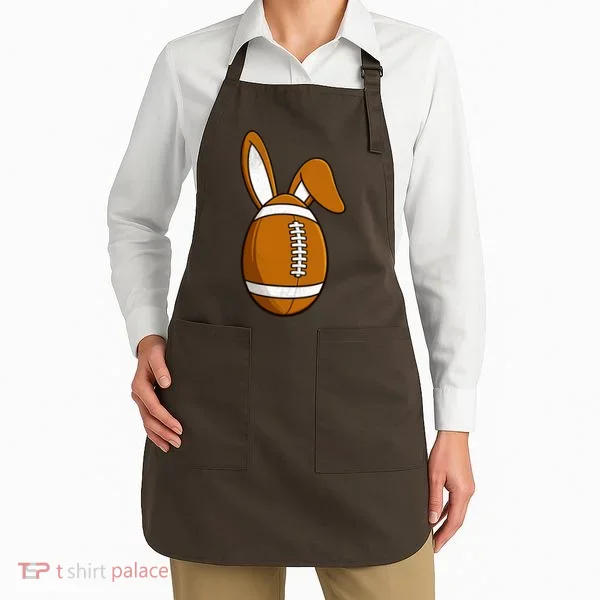 Football Easter Egg Apron