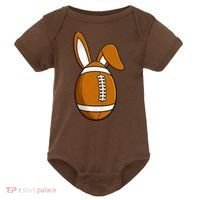 Football Easter Egg Baby Bodysuit thumb 0