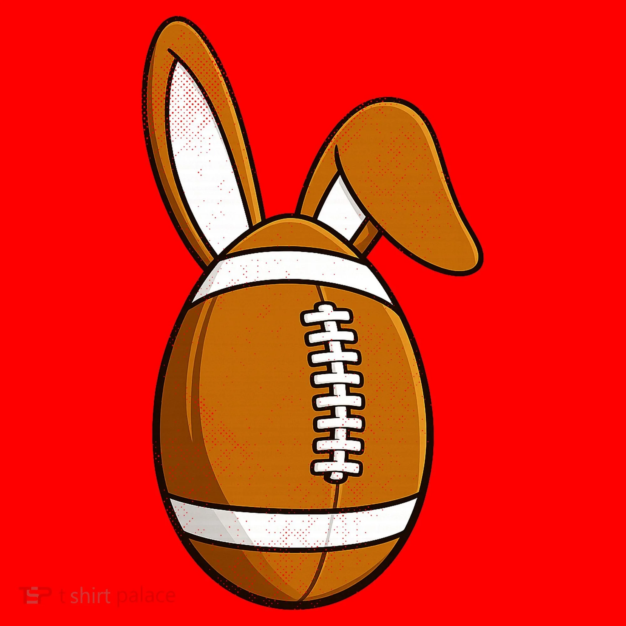 Football Easter Egg Santa Hat