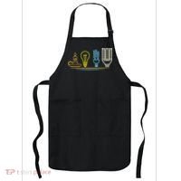 Funny Electrician Engineer Light Bulb Electricity Apron thumb 0