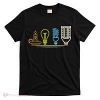 Funny Electrician Engineer Light Bulb Electricity T-Shirt thumb 0