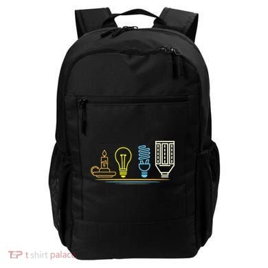 Funny Electrician Engineer Light Bulb Electricity Backpack