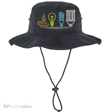 Funny Electrician Engineer Light Bulb Electricity Bucket Hat
