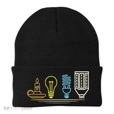 Funny Electrician Engineer Light Bulb Electricity Beanie