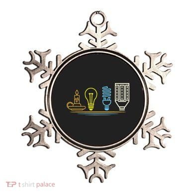 Funny Electrician Engineer Light Bulb Electricity Ornament