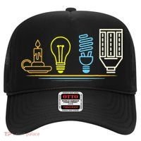 Funny Electrician Engineer Light Bulb Electricity Hat thumb 0