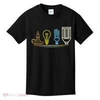 Funny Electrician Engineer Light Bulb Electricity Kids T-Shirt thumb 0