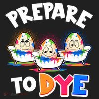 Funny Easter Eggs Prepare To Dye Women's Sweatshirt thumb 2