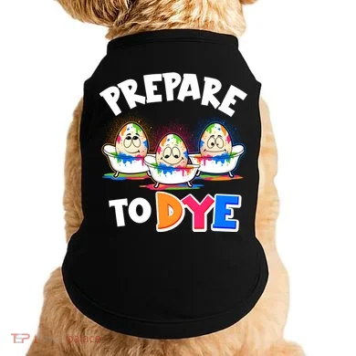 Funny Easter Eggs Prepare To Dye Doggie Tank