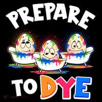 Funny Easter Eggs Prepare To Dye Backpack thumb 2