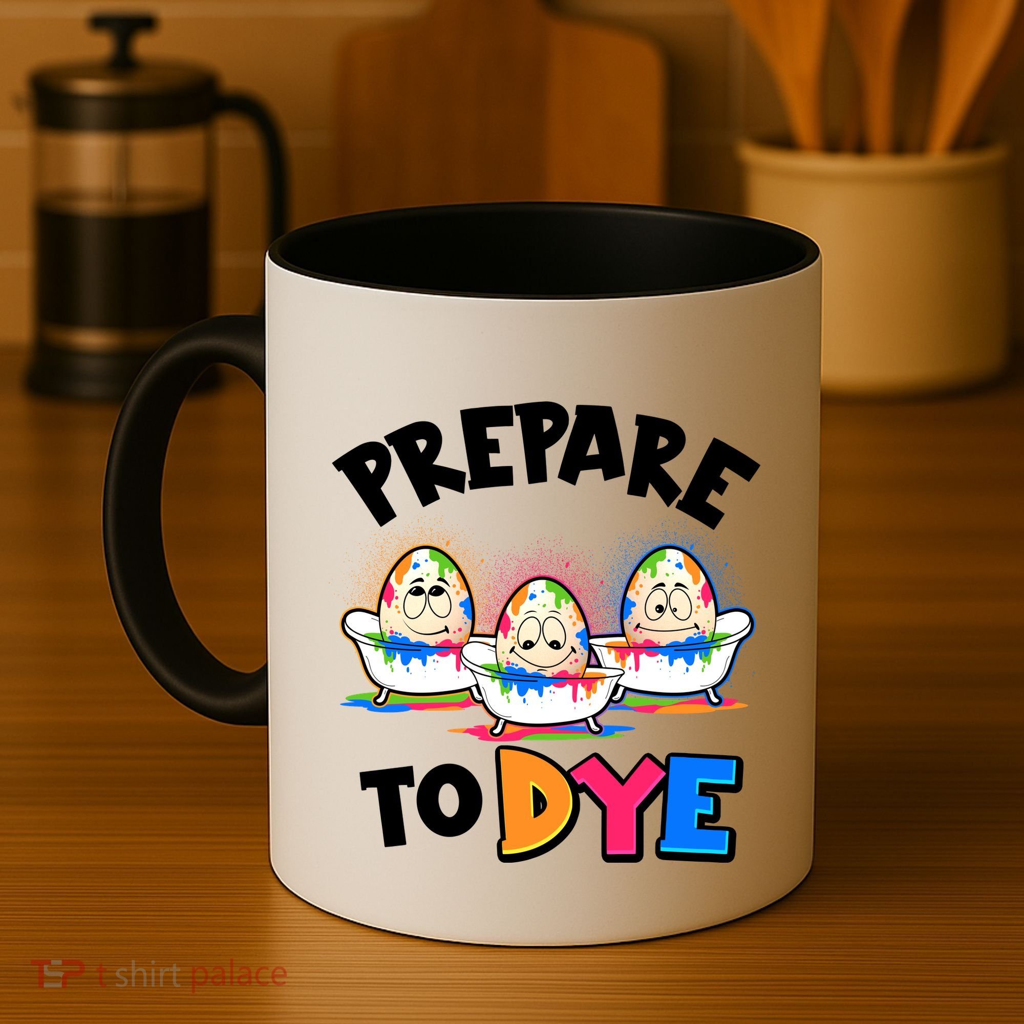 Funny Easter Eggs Prepare To Dye Coffee Mug