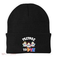 Funny Easter Eggs Prepare To Dye Beanie thumb 0