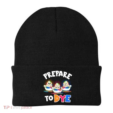 Funny Easter Eggs Prepare To Dye Beanie