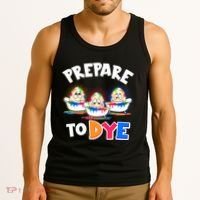 Funny Easter Eggs Prepare To Dye Tank Top thumb 3