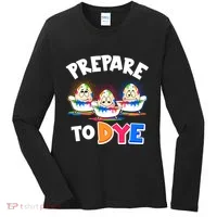 Funny Easter Eggs Prepare To Dye Women's Long Sleeve Shirt thumb 0