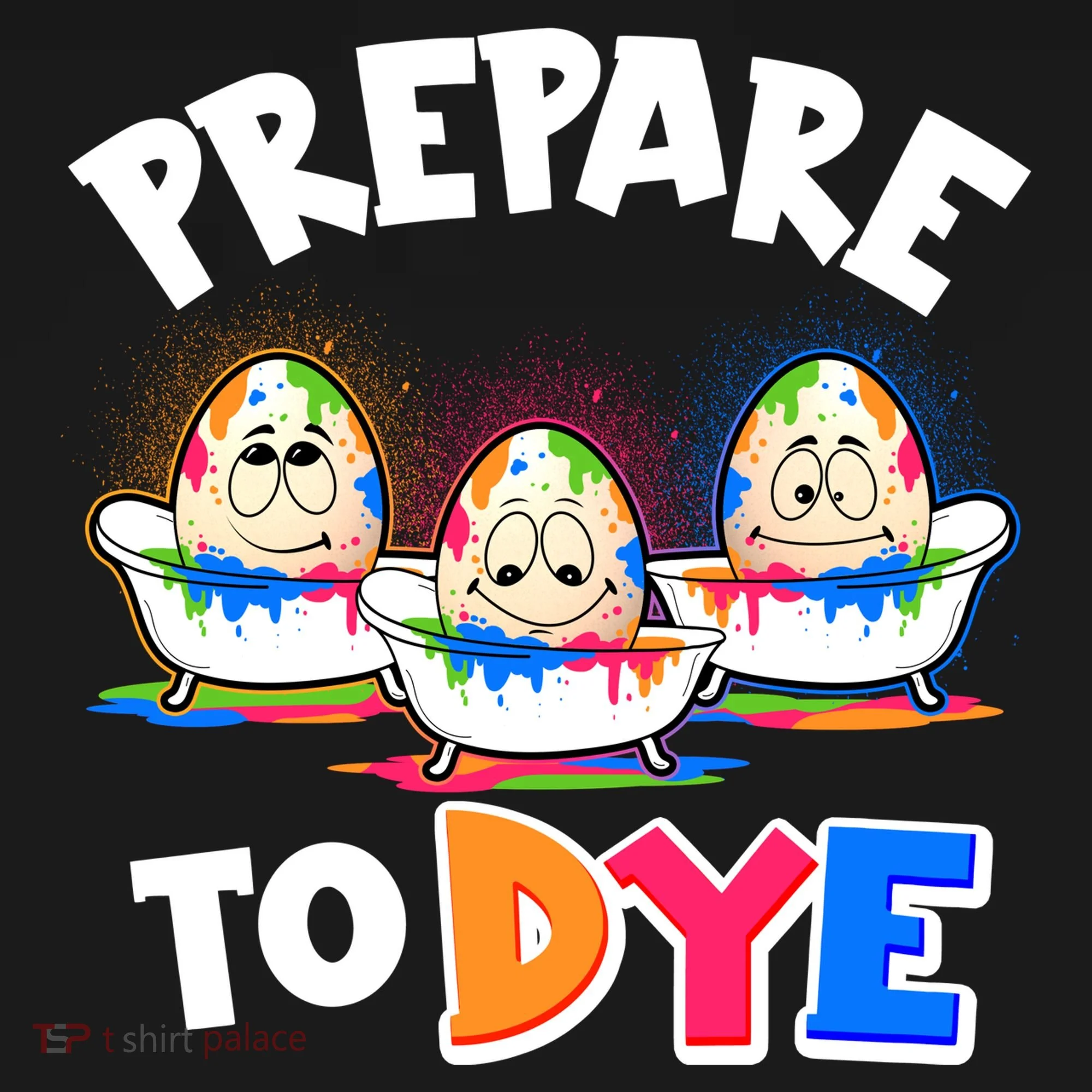 Funny Easter Eggs Prepare To Dye Women's Long Sleeve Shirt