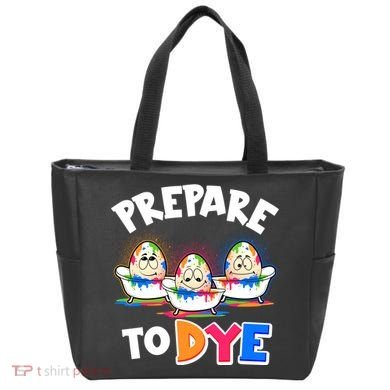 Funny Easter Eggs Prepare To Dye Tote Bag