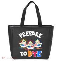 Funny Easter Eggs Prepare To Dye Tote Bag thumb 0