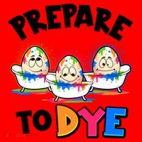 Funny Easter Eggs Prepare To Dye Santa Hat thumb 1