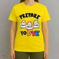 Funny Easter Eggs Prepare To Dye T-Shirt thumb 4