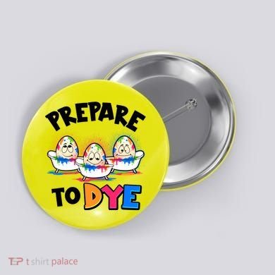 Funny Easter Eggs Prepare To Dye Button
